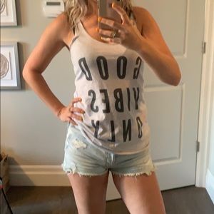 2/$30 “Good Vibes Only” Tank